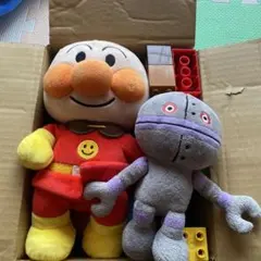 アンパンマン ぬいぐるみとブロックセット