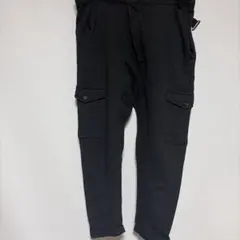 ZARAブラック ジョガーパンツ ドローストリング付き