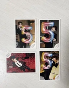 新品未開封SnowManフォトステッカー4枚