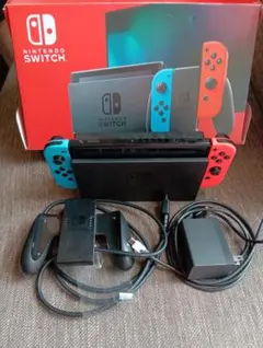 ジャンク品Nintendo Switch ネオンブルー/レッド 本体
