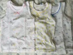 ベビー肌着 タンクトップ 3枚セット サイズ80