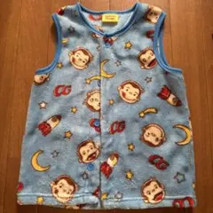 おさるのジョージ　スリーパー　水色　110cm