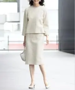 Demi-Luxe BEAMS バックフレアツイードセットアップ