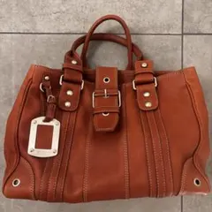 Via Repubbilca レザー ハンドバッグ 　大容量　A4 ブラウン