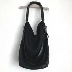 Scrap Book メッシュワンハンドルトート ブラックのサムネイル