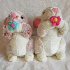 ウサギのぬいぐるみ 2体セット