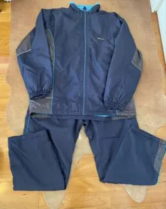 ネイビー ジャージ上下セット ポリエステル