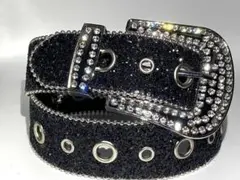 【105cm幅4cm】　ウエスタンベルト　ブラック2　LEX アメカジ　グランジ