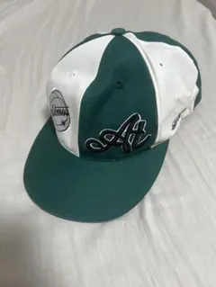アトモス ベースボールキャップ グリーン✖️ホワイト atmos