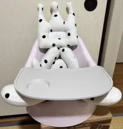 aibedo 多機能 ベビーチェア ローチェア ピンク色