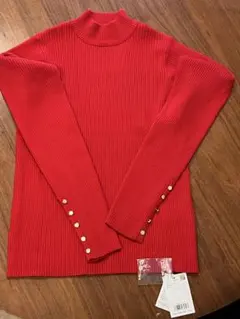 赤ニット ニット