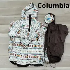 【中古】コロンビア Columbia レディースL レインスーツ レインウェア