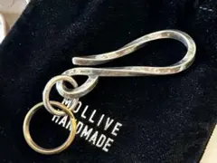 mollive モリーヴ ツイスト キーフック キーリング キーチェーン 925 mollive モリーヴ ツイスト キーフック キーリング キーチェーン 925