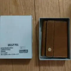 GOLD PFIEL レザーキーケース ブラウン