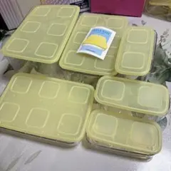 【新品未使用】タッパーウェア クリアメイト ブルーカラースペシャルセット 新品未使用】タッパーウェア クリアメイト ブルーカラー