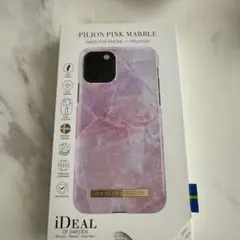 iDeal of Sweden ピンクマーブル ケース