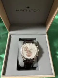 新品　HAMILTON ジャズマスター クロノグラフ クオーツ クオーツのサムネイル