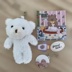 韓国 くま ぬいぐるみ クマのキーホルダー ぬいぐるみキーホルダー