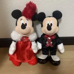 新品タグ付き ビッグバンドビート ぬいぐるみバッジ ミッキー ミニー