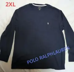 Polo Ralph Lauren ネイビー サーマルワッフルロンt. 2XL