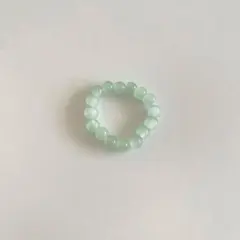 493 ハンドメイド ビーズリング 韓国アクセサリー 韓国ビーズリング