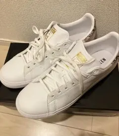 美品 アディダス スタンスミス バルク GZ8558 ホワイト×ゴールド