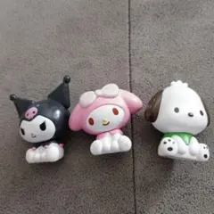 サンリオ　ミニフィギュア　おすわりインテリア　ポチャッコ　クロミ　マイメロディ