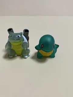 ポケモンキッズ 指人形 ゼニガメ カメール カメックス クリア 進化3体