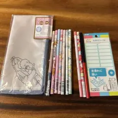 値下げリラックマ 、すみっこぐらしなど鉛筆・名前シール他付き