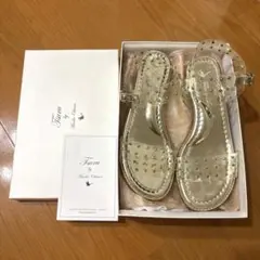 Tsuru by Mariko Oikawa クリアスタッズサンダル 修理前提のサムネイル