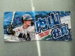 【サイン入り】内山壮真 フェイスタオル ヤングスワローズ