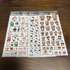 4サイズステッカー　サンリオ4枚セット