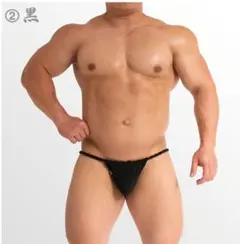 EGDE 蓮舞 3604 現状式黒猫褌 黒 SMサイズ