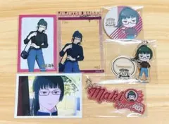 呪術廻戦 禪院真希 なんばマルイ カフェ 缶バッジ カード アクリル