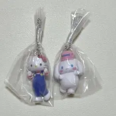 サンリオ ライブキャラクター ガチャ ストラップ ハローキティ シナモン