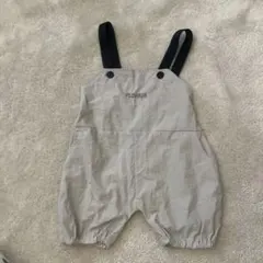 限定値引き中　しまむら　ベージュ　サロペット　オーバーオール　外遊び　90cm