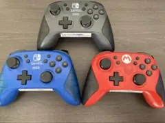 ジャンク品！Switch ワイヤレスコントローラー 3つセット