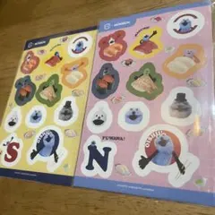 パペットスンスン スシロー ステッカー シール のみ 2種