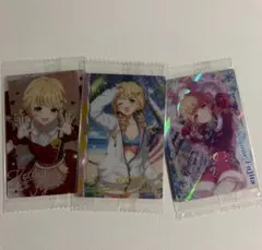 学マス　藤田ことね　ウエハース　3枚セット