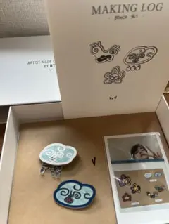 BTS V BROOCH SET ブローチセット テテ  テヒョン 雲 ブイ BTS V BROOCH SET ブローチセット テテ テヒョン 雲 ブイの通販