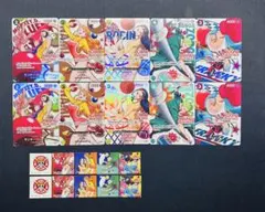 ワンピースカード ラウンドワン ルフィ ゾロ ナミ ロビン フランキー 10枚