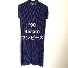 45R 半袖 花柄 ワンピースのサムネイル