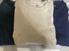 UNIQLO 3枚セット エアリズムコットンオーバーサイズTシャツ5分袖