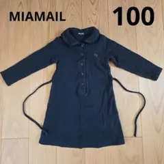 女の子MIAMAIL ブラック ワンピース 100のサムネイル