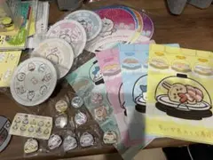 ちいかわ ×くら寿司コラボ　クリアファイル うちわ 皿　まとめ売り【新品未使用】
