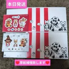 【新品】ケンタッキー モンハンシール WHITE RED