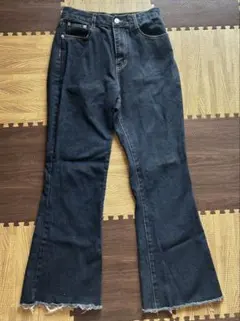 デニムフレアパンツ
