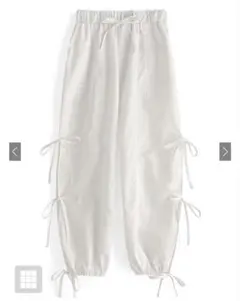 GRL サイドスリットリボン カーゴパンツ[al186]