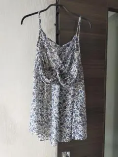 【COMME CA ISM】シフォン素材　キャミソール　Mのサムネイル