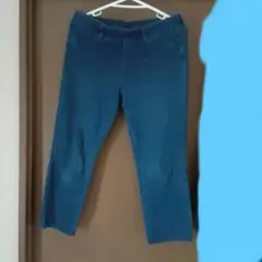 ダークブルー フレアデザインデニム